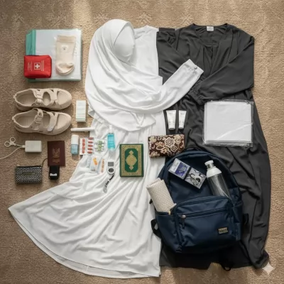 Perlengkapan Umroh yang Wajib Dibawa Wanita